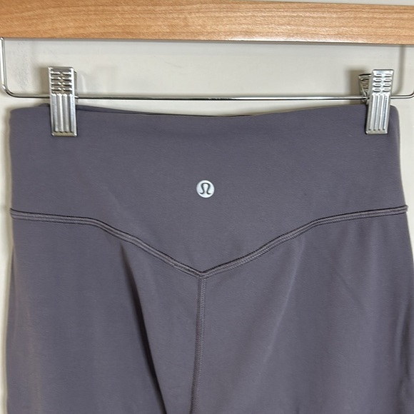 LULULEMON Align Jogger Crop 23 inch Titanium Grey Yoga Stretch Pockets Sz 4 - Picture 6 of 15